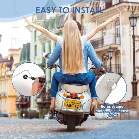 إطار لوحة ترخيص الدراجة النارية مقاس 7.5 * 4.5 بوصة، إطار علامة دراجة نارية مصقول ومطلي بمرآة من الفولاذ المقاوم للصدأ لامع للدراجات النارية، يأتي مع براغي وغسالات وأغطية لولبية (عبوة واحدة) in Kuwait