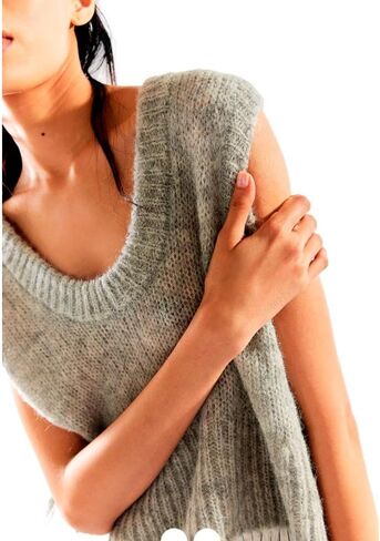 Free People Women's Dream Maker Vest, Heather Grey in Saudi Arabia