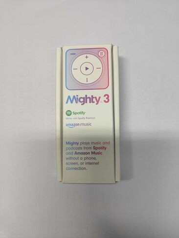 Mighty 3 Spotify Music Player - متوافق مع سماعات البلوتوث والسلكية - تخزين أكثر من 1000 أغنية - مشغل موسيقى بدون شاشة - لا حاجة إلى هاتف - (أسود) in Saudi Arabia