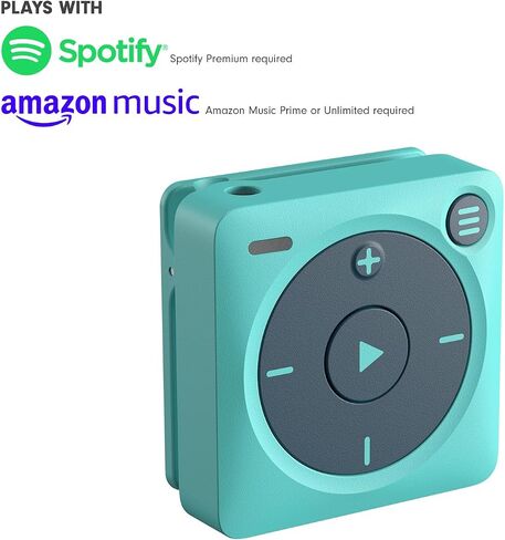 Mighty 3 Spotify Music Player - متوافق مع سماعات البلوتوث والسلكية - تخزين أكثر من 1000 أغنية - مشغل موسيقى بدون شاشة - لا حاجة إلى هاتف - (أسود) in Saudi Arabia