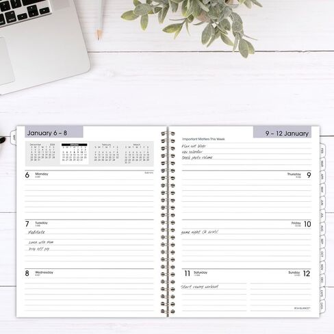 AT-A-GLANCE 2025 Planner Refill, Weekly & Monthly, 7" x 8-3/4", Medium, Executive, DayMinder, Refill for G545 Line Planners (G5455025) in Saudi Arabia
