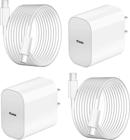 iPhone Fast Charger,Apple Charger Super Quick [Apple MFi Certified] 2Pack 10FT Long Type-C to Lightning Cable Cord USB C Wall Charger Block Adapter for iPhone 14 13 12 11/13Pro Max/12Mini/XS/XR/SE in Saudi Arabia