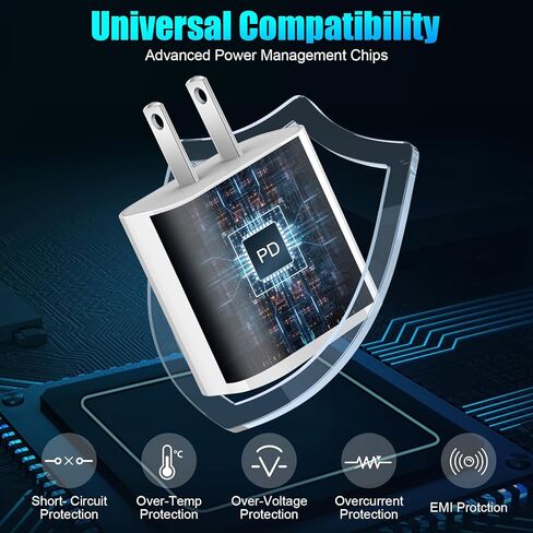 iPhone Fast Charger,Apple Charger Super Quick [Apple MFi Certified] 2Pack 10FT Long Type-C to Lightning Cable Cord USB C Wall Charger Block Adapter for iPhone 14 13 12 11/13Pro Max/12Mini/XS/XR/SE in Saudi Arabia