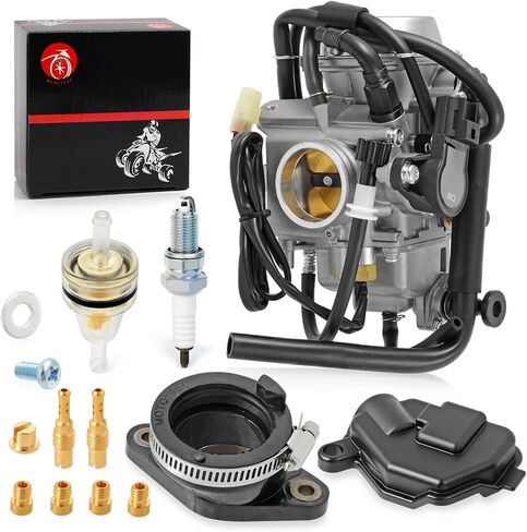 المكربن ​​ومشعب السحب التمهيد لهوندا رانشر 400 TRX400FGA TRX400FA 2004 2005 2006 2007 Carb in Saudi Arabia