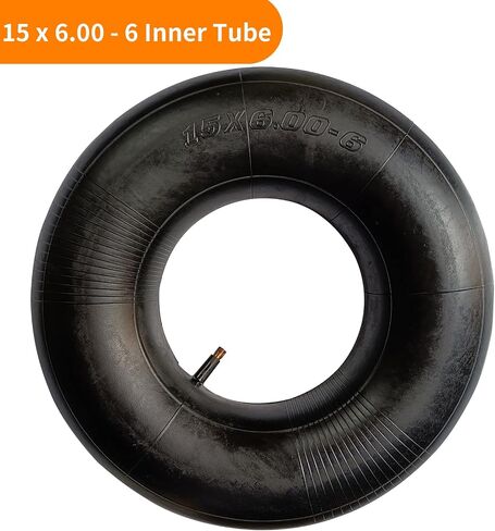 2 قطعة 15x6.00-6 الأنبوب الداخلي مع استبدال ساق الصمام TR-13 لجزازات العشب وعربات الذهاب وعربات الجولف والمزيد in Saudi Arabia