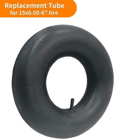 2 قطعة 15x6.00-6 الأنبوب الداخلي مع استبدال ساق الصمام TR-13 لجزازات العشب وعربات الذهاب وعربات الجولف والمزيد in Saudi Arabia