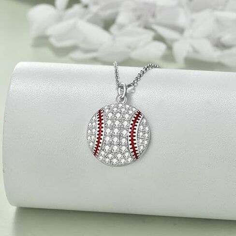 Baseball Earrings for Women Rhinestone Baseball Necklace Baseball Dangle Earrings Baseball Mom Accessories Sports Earrings Set in Saudi Arabia