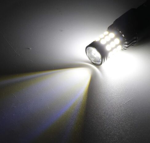 LUYED 2Pcs 7443 3030 31-smd LED Bulbs, Xenon White, 12v-24v, Fits 7440A 7440NA 7440 7440SV 7443NA 7441 7443 7443R WY21W W21/5W W21W, Easy Installation in Saudi Arabia