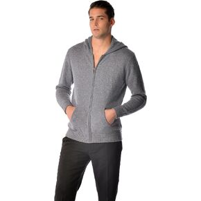 Cashmere Boutique: Men's 100% Pure Cashmere Hoodie Sweater (4 Colors, Sizes: S/M/L/XL)