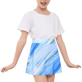 MODAFANS Girls Tennis Golf Pickleball Skirts with Shorts Athletic Pleated Dance Running School Skorts