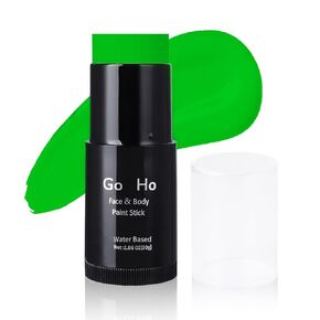 Go Ho Dark Purple Face Body Paint Stick,Water Based Washable Purple Face Paint Stick,Non-toxic Cream Purple Body Paint for Adults Children Halloween Mermaid Monster Ursula Costume Cosplay SFX Makeup