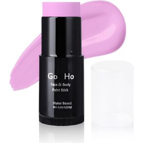 Go Ho Dark Purple Face Body Paint Stick,Water Based Washable Purple Face Paint Stick,Non-toxic Cream Purple Body Paint for Adults Children Halloween Mermaid Monster Ursula Costume Cosplay SFX Makeup in Kuwait