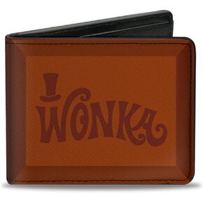 Buckle-Down Movies Wallet, Bifold, Willy Wonka and the Chocolate Factory Wonka Chocolate Bar, Vegan Leather