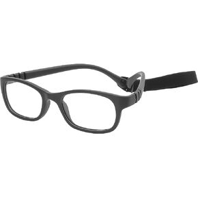 Toddler Flexible Frame Glasses - 1-3 Years Unbreakable Eyeglasses for Kids - Kids Flexible Glasses - Rbg Glasses for Kids Prescription Glasses Flexible - Toddler Eyeglass Frames 44-15-120 Black