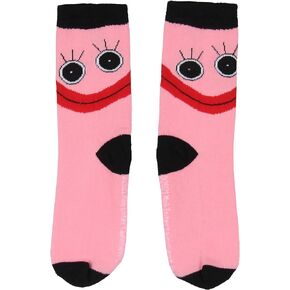 Mad Engine Poppy Playtime Kids Kissy Missy Character Design Crew Socks For Boys And Girls 1 Pair