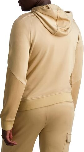 Karl Lagerfeld Paris Men's Solid Logo Stretchy Hoodie in Saudi Arabia