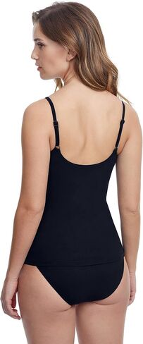 Profile by Gottex Women's Standard Mashrabiya Round Neck Tankini in Saudi Arabia
