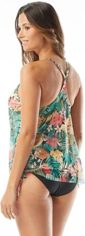 Coco Reef Current Bra Sized Mesh Layer Underwire Tankini Top — Women's Swim Suit Top in Saudi Arabia
