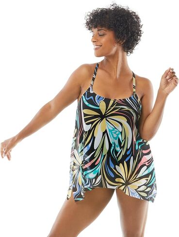 Coco Reef Current Bra Sized Mesh Layer Underwire Tankini Top — Women's Swim Suit Top in Saudi Arabia