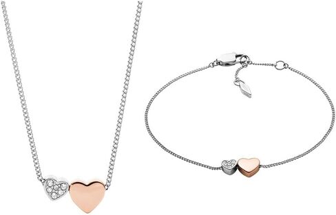Fossil Women's Sterling Silver or Silver-Tone Stainless Steel Chain Bracelet for Women in Saudi Arabia