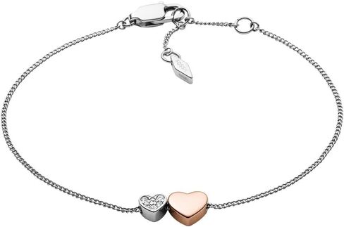 Fossil Women's Sterling Silver or Silver-Tone Stainless Steel Chain Bracelet for Women in Saudi Arabia