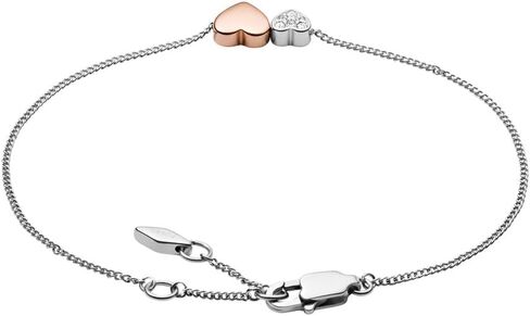 Fossil Women's Sterling Silver or Silver-Tone Stainless Steel Chain Bracelet for Women in Saudi Arabia