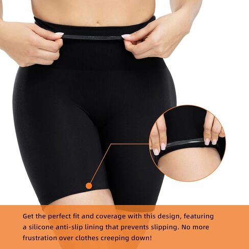 ATTLADY Tummy Control Shapewear Shorts for Women Comfortable Slimmer Seamless Shaping Boyshorts in Saudi Arabia