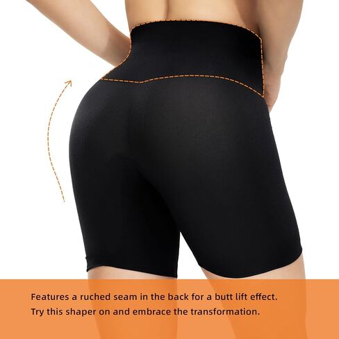 ATTLADY Tummy Control Shapewear Shorts for Women Comfortable Slimmer Seamless Shaping Boyshorts in Saudi Arabia