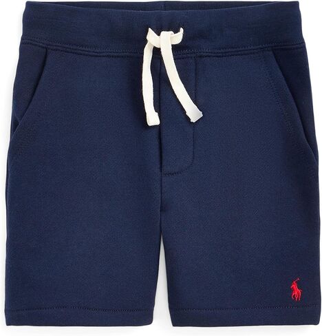 POLO RALPH LAUREN Boy's Cotton Blend Fleece Shorts (Little Kids) Cruise Navy 7 Little Kid in Saudi Arabia