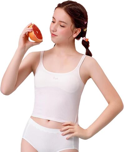 LING DANG GIRL Training Bras for Girls 7-11,10-16 3 Packs Lightweight Breathable in Saudi Arabia