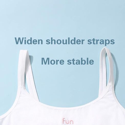 LING DANG GIRL Training Bras for Girls 7-11,10-16 3 Packs Lightweight Breathable in Saudi Arabia