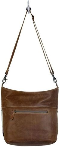 Myra Bag Snooze Leather & Cowhide Bag Upcycled Cowhide & Leather S-2846 in Saudi Arabia
