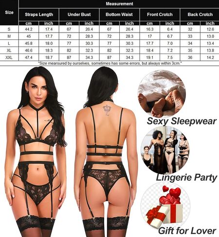 Avidlove Sexy Garter Lingerie Set with Robe in Saudi Arabia