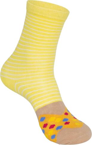 Caroli Health Club Donut Socks Box for Women,3 Pairs of Funky Cotton Socks for Teen Girls,Cute Novelty Gifts for Holidays, Birthday Party-Crazy Fun Thanksgiving Socks in Saudi Arabia