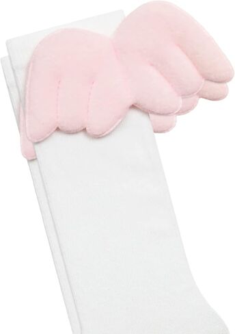 أطفال أجنحة الملاك جوارب طويلة إلى الركب 3-حزمة الجوارب القطنية للفتيات العودة إلى المدرسة الجوارب جوارب بأشكال مضحكة أجنحة الملاك التبعي in Kuwait