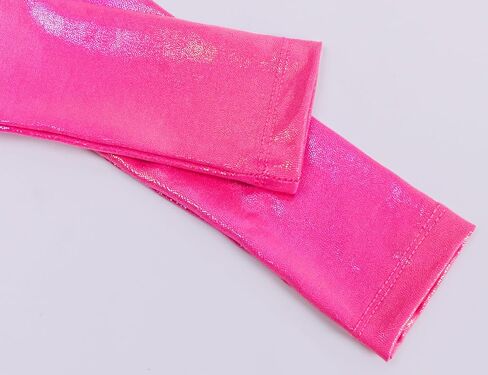 ثياب للفتيات الجمباز 2 حزمة حجم 4t 5t Hotpink طويلة الأكمام ملابس الرقص الرياضية للأطفال قطعة واحدة ملابس الصالة الرياضية تعثر التألق الفضة تراجع الملابس الداخلية الرياضية in Kuwait