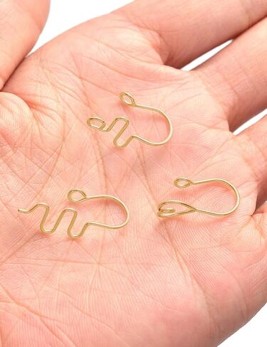 3Pcs African Nose Cuff Non Piercing Clip On Nose Ring Stainless Steel Fake Nose Ring for Women Men Silver Rose Gold Tone 20G in Saudi Arabia