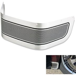 Chrome Front Lower Fender Trim Skirt For Harley Touring Road King Electra Glide Ultra Classic Tri Glide Ultra Road Glide Street Glide 1980-2013 2014 (Chrome, 1980-2013)