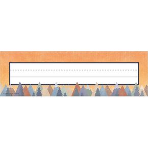 Teacher Created Resources Moving Mountains Flat Name Plates 3.5 x 11.5 inch