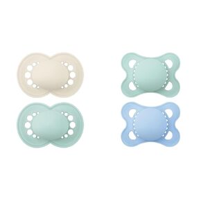 MAM Original Matte Baby Pacifier, Nipple Shape Helps Promote Healthy Oral Development & Night Pacifiers (2 Count), MAM Pacifiers 6+ Months, Best Pacifier for Breastfed Babies