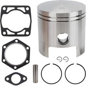 Piston Ring with Gasket Kit for EZGO 2 Cycle Gas Golf Cart 1976-1988 Standard Bore