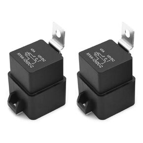 2Pcs 12VDC Waterproof Relay, Replacement for Hella 4RD-960388-31 4RD-960 388-22 4RD-960 388-06 4RD96038831 4RD96038822 4RD96038806