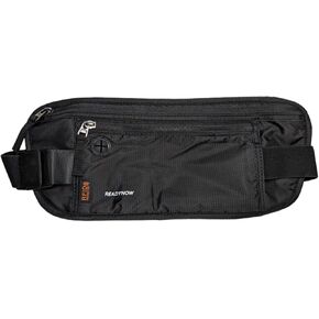 Travel Money Belt with RFID Blocking - Hidden Waist Passport Holder Wallet Pouch for Cash, Phone, Credit Cards, and Documents Protection - 13.5in x 5.75in x 0.3in