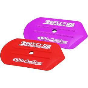 2Pcs PPF Vinyl Squeegee Wrap Tool - Edge Finish and Curve Surface, 60A 80A Hardness Car Vinyl Wrap Tools, Soft TPU Mini Squeegee Car Tint Tool for Window, Mirror, Windsheild