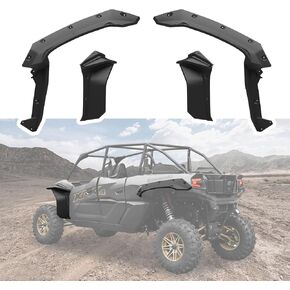 XXL Fender Flares for Kawasaki Teryx KRX 1000, HDPE Heavy-Duty Extended Front & Rear Mud Flaps Mud Guards Extension for Kawasaki Teryx KRX 1000 2020-2024 Accessories(Replace #99994-1324)
