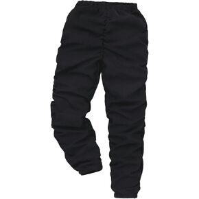 WDIRARA Girl's Solid Ruched Sweatpants Elastic Waist Comfy Jogger Lounge Trousers