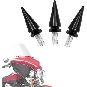 Motorcycle Windshield Bolts Windscreen Trim Spike Screws Fairing Bolts Compatible with Harley Touring Street Glide Electra Glide Tri Glide Ultra Classic Limited 1996-2013