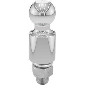 CURT 40032 Chrome Trailer Hitch Ball, 3,500 lbs, 2-Inch Rise, 1-7/8-Inch Diameter, 1 x 2-1/8-Inch Shank