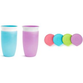 Munchkin® Miracle® 360 Toddler Sippy Cups with Lids, Spill Proof, 10 Ounce, 4 Pack