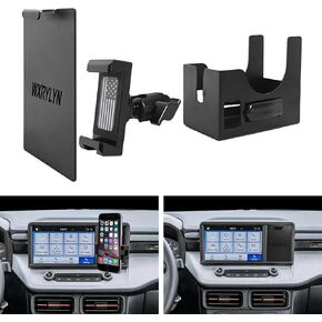 2024 Maverick Metal Phone Mount for Maverick 2022 2023 2024 Cubby Phone Mount 2024 Ford Maverick Accessories 2024 Maverick Dash Cubby Insert-Stainless Steel & Aluminum Alloy Material
